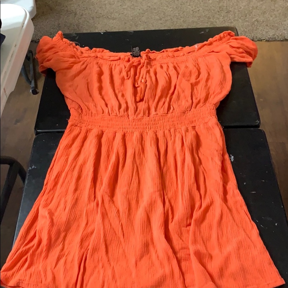 off the shoulder dress